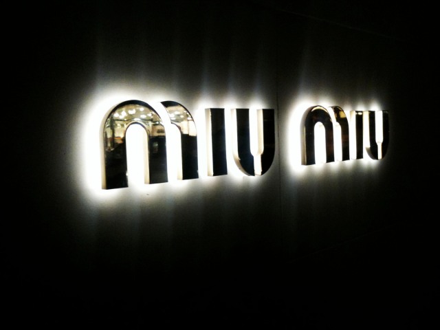 Miu Miu Window Display